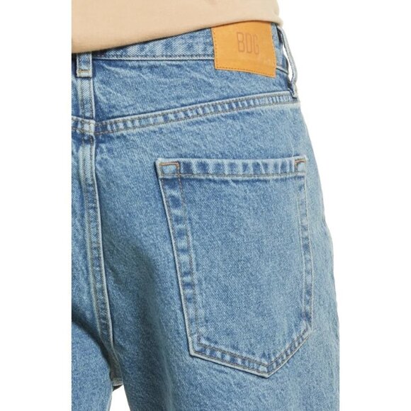 BDG Urban Outfitters Mens Button Fly Denim Raw Hem Dad Jean Shorts Sz 32 New - Picture 3 of 11